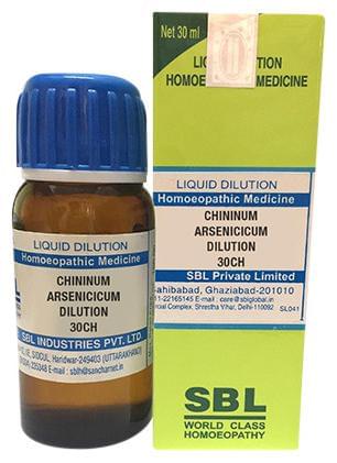 Sbl Chininum Arsenicicum Dilution 30 Ch