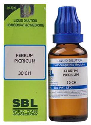 Sbl Ferrum Picricum Dilution 30 Ch