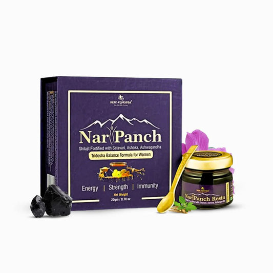 Deep Ayurveda Naripanch Shilajit Resin