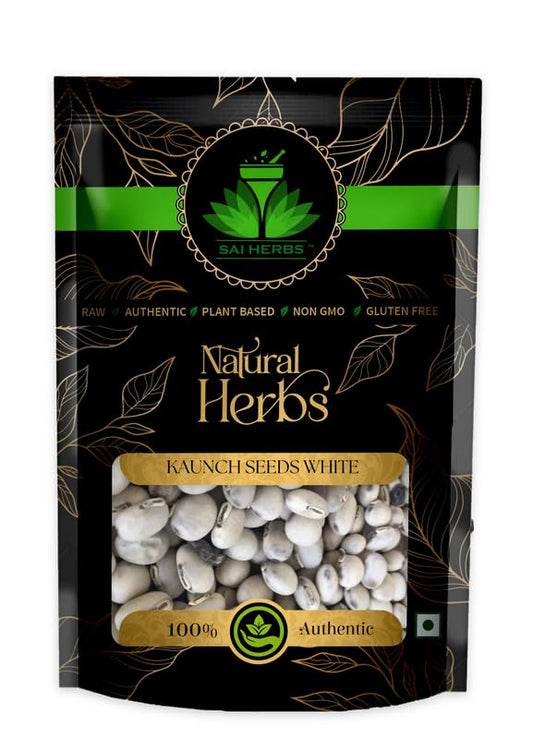 Sai Herbs Kaunch Seeds White Pure & Natural