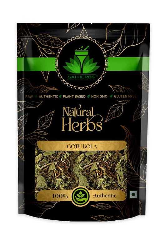 Sai Herbs Gotu Kola - For Brain & Nervous System Support - Mental Clarity - Pure & Natural