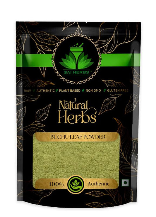 Sai Herbs Buchu Leaf Powder - Barosma Betulina Powder - Pure & Natural
