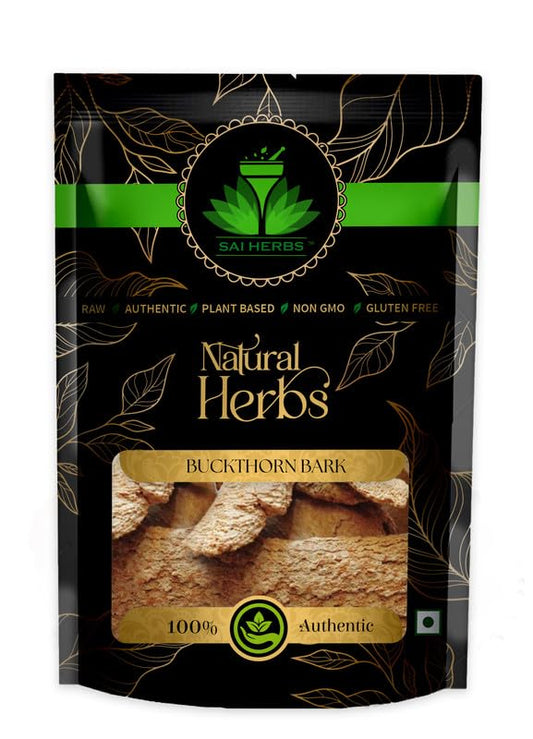 Sai Herbs Buckthorn Bark - Rhamnus Frangula - Pure & Natural