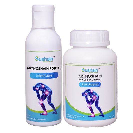 SUSHAIN Arthoshain Forte Joint Oil & Capsule Pack