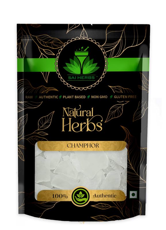 Sai Herbs Champhor - Bhimseni Kapur - Pure & Natural