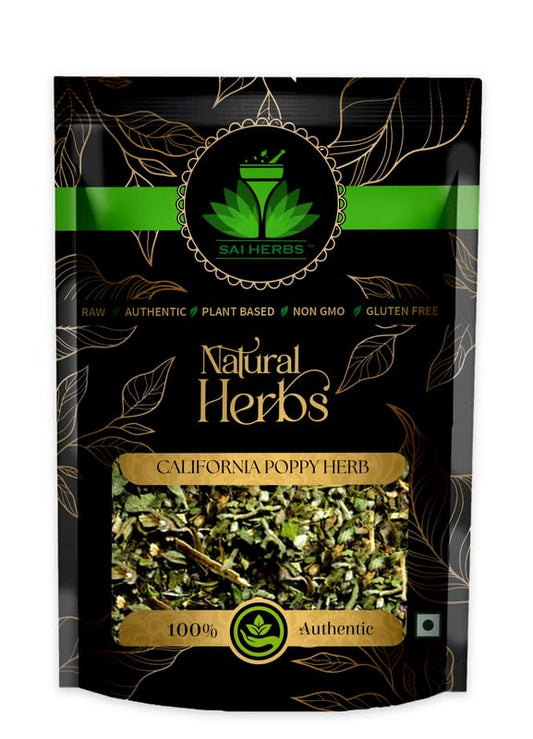 Sai Herbs California Poppy Herb - Eschscholzia Californica - Pure & Natural
