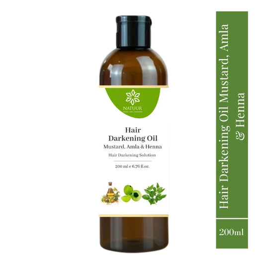 Natuur Hair Darkening Oil Mustard Amla & Henna Oil