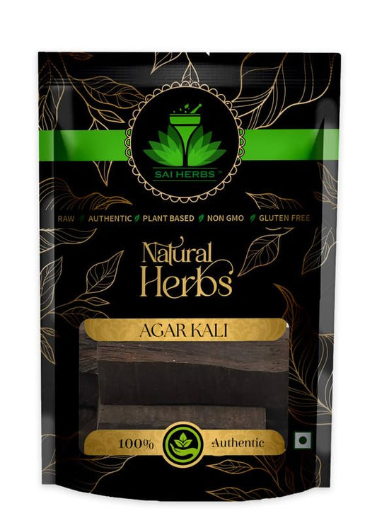 Sai Herbs Agar Kali Wood Agarwood Aquilaria Agallocha Oud Wood
