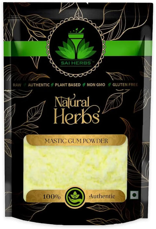 SAI HERBS Mastic Gum Powder - Pure & Natural