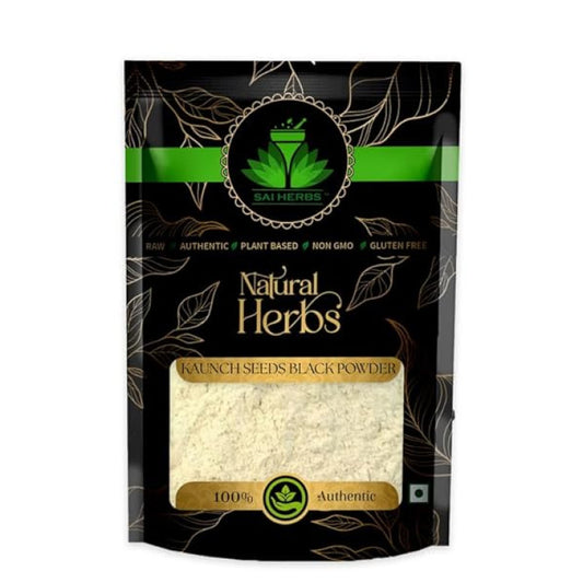 Sai Herbs Kaunch Seeds Black Powder - Kauch Beej Kala Powder