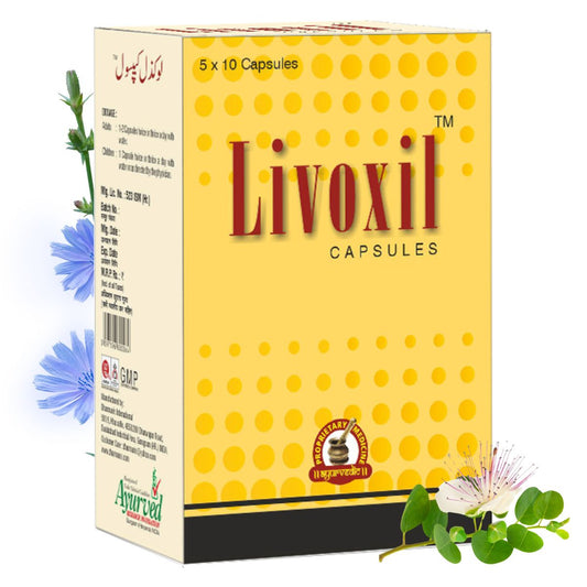 Dharmani's International Livoxil Capsules For Liver Health Support