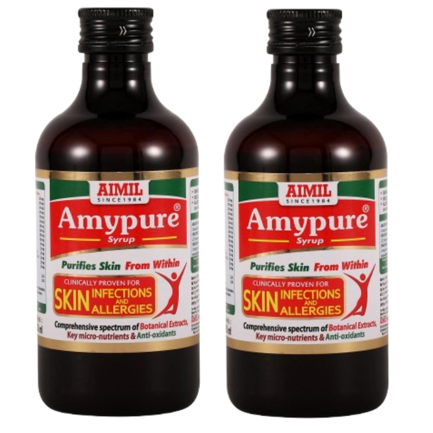 Aimil Amypure Syrup Purifies Skin Infection & Allergies
