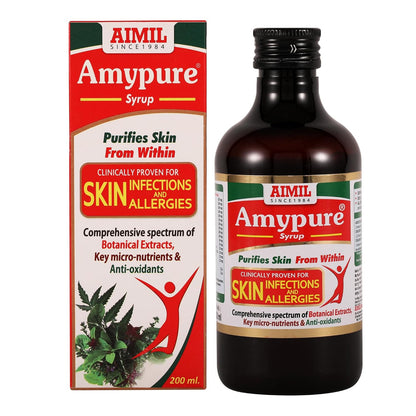 Aimil Amypure Syrup Purifies Skin Infection & Allergies