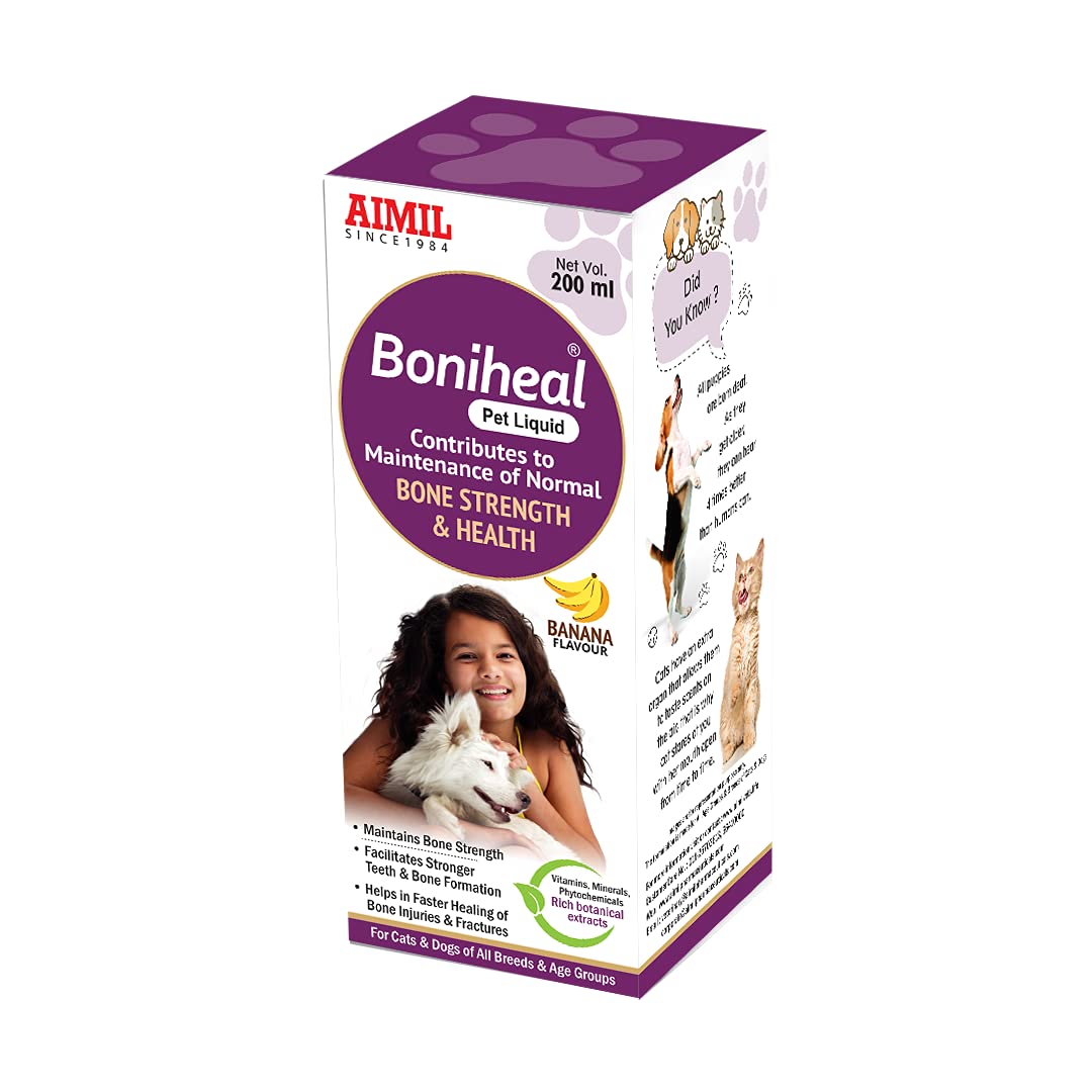 Aimil Boniheal Pet Liquid  Strength & Health For Dogs & Cats