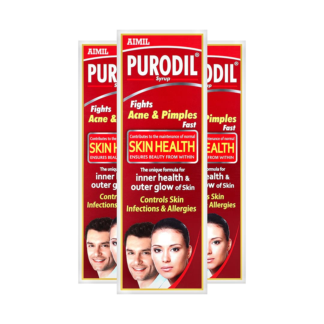 Aimil Purodil Syrup Fights Acne & Pimples Fast Skin Health