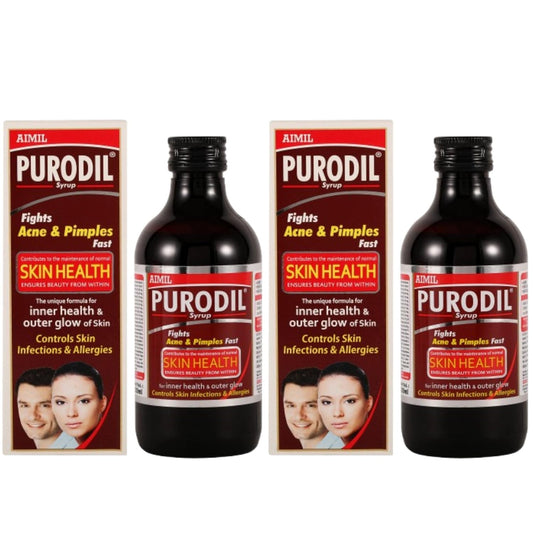 Aimil Purodil Syrup Fights Acne & Pimples Fast Skin Health