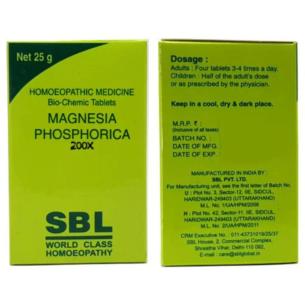 Sbl Magnesia Phosphorica 200