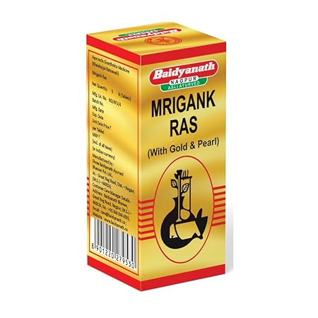 Baidyanath Nagpur Mrigank Ras (With Gold & Pearl) Tablets
