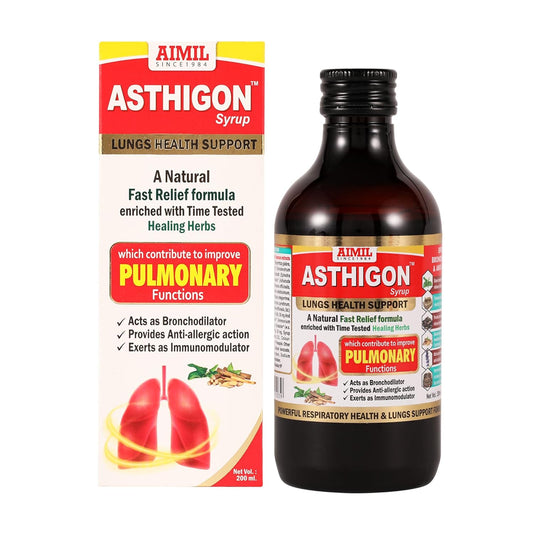 Aimil Asthigon Syrup Lungs Health Support