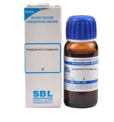 Sbl Sanguinaria Canadensis Mother Tincture Q
