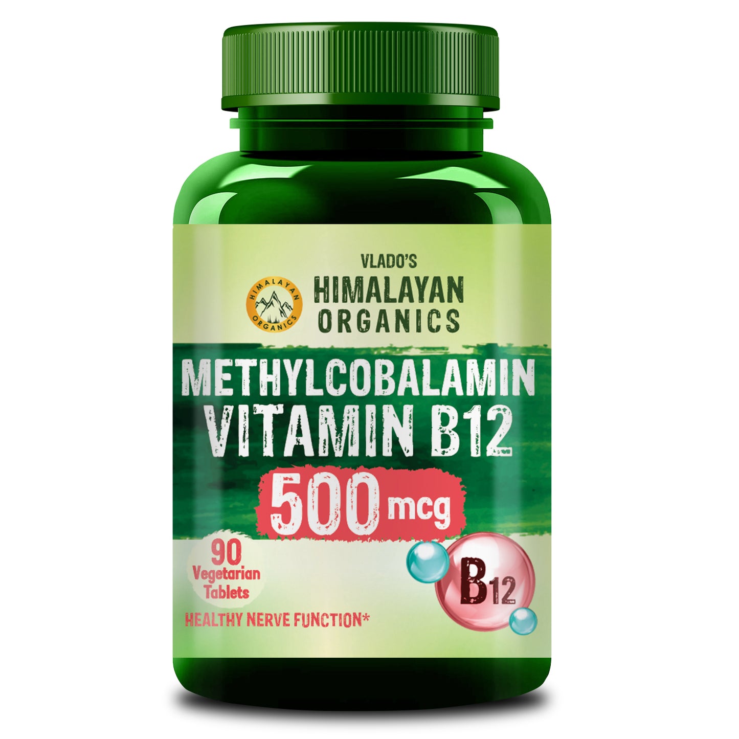 Himalayan Organics Methylcobalamin Vitamin B12 Supplements Tablet