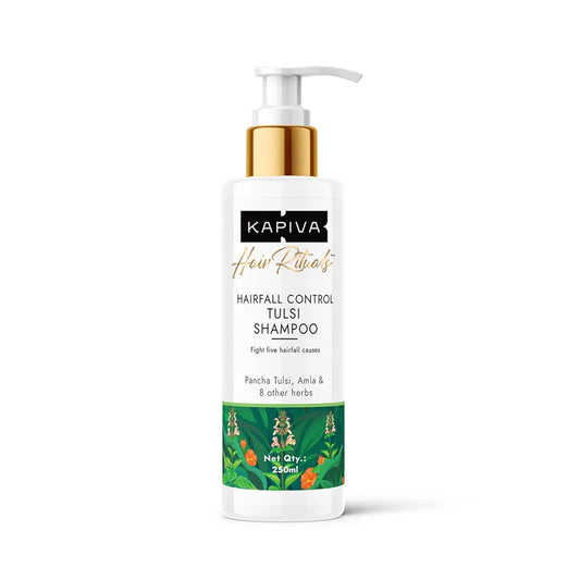 Kapiva Hair Rituals Hairfall Control Tulsi Shampoo Helps Five Hairfall