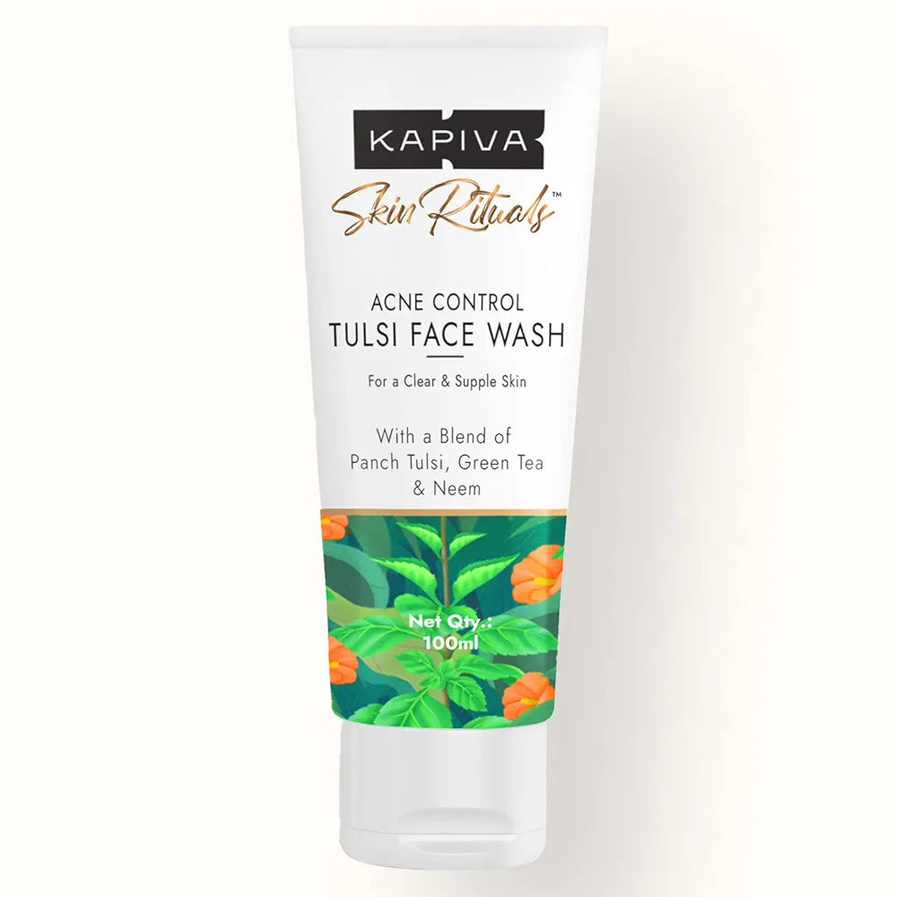 Kapiva Skin Rituals Acne Control Tulsi Face Wash For A Clear & Supple Skin