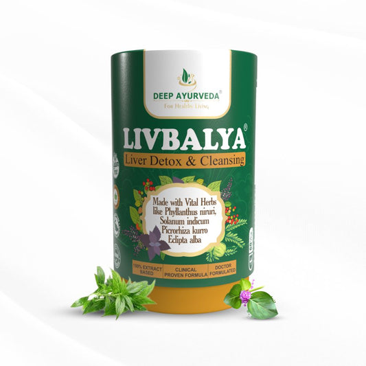 Deep Ayurveda Livbalya Liver Detox Formula | Liver Detox & Cleanse