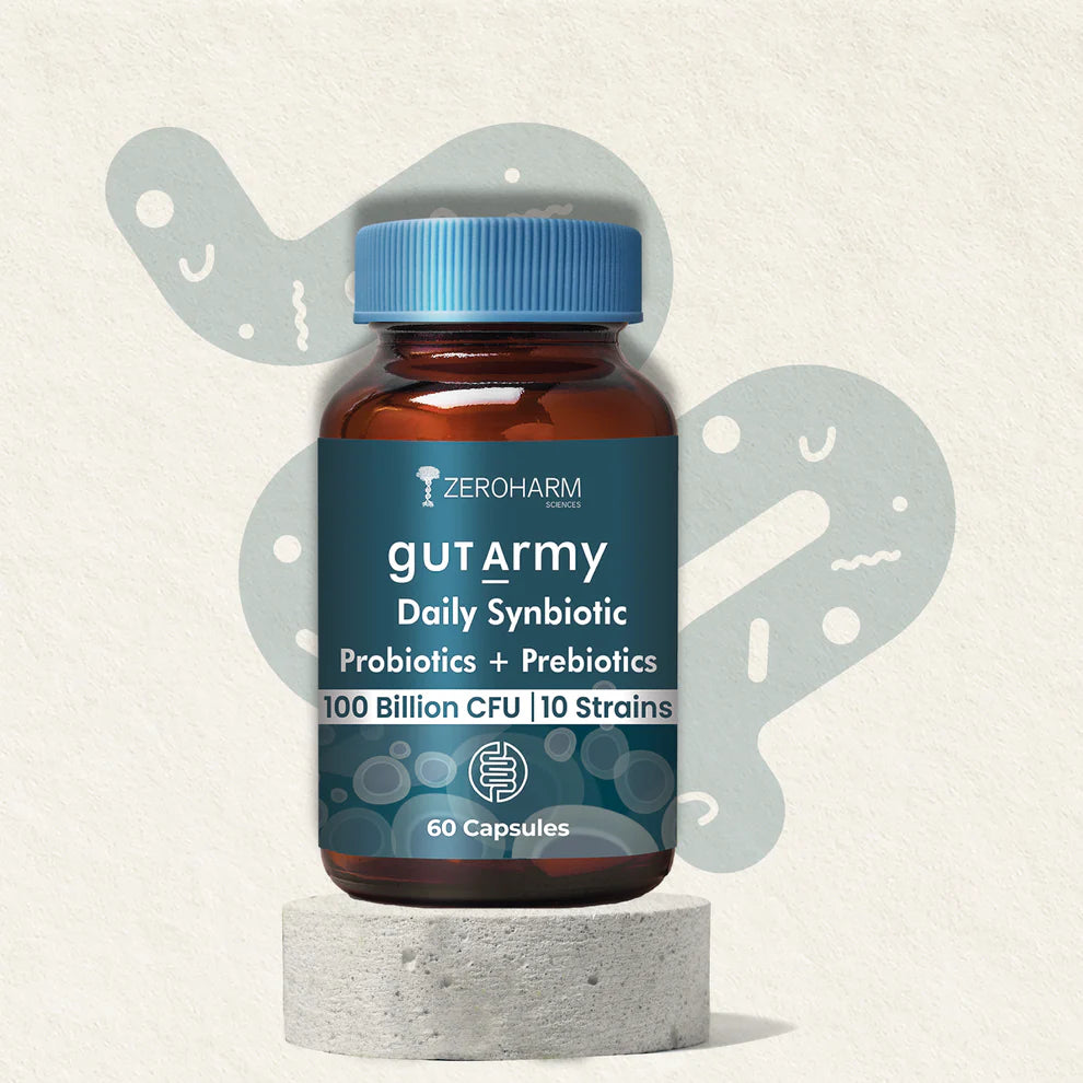 Zeroharm Gut Army Prebiotic & Probiotic Capsules
