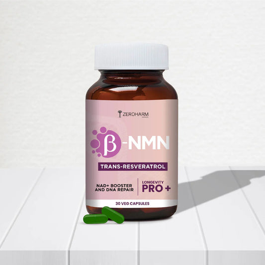 Zeroharm Nmn + Trans-Resveratrol Capsules