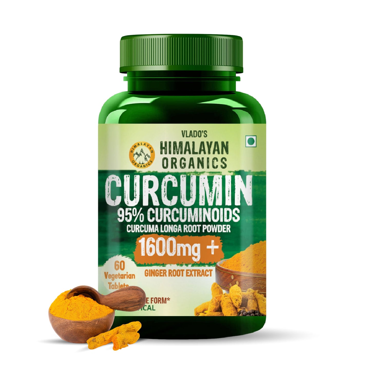 Himalayan Organics Curcumin Tablets 1600Mg Tablets