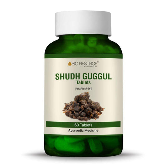 Bio Resurge Shudh Guggul Tablets For Cardiac Wellness | Blood Lipid, Manage Cholesterol Level