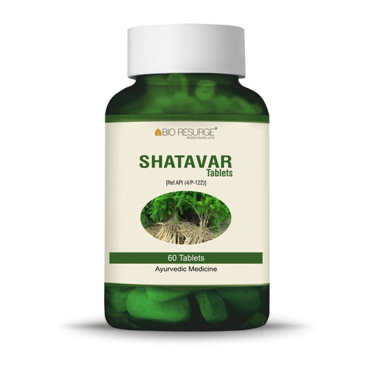 Bio Resurge Shatavar Tablets For Women's Wellness | Immune And Digestive | Healthy Reproductive