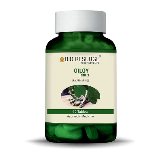 Bio Resurge Giloy Guduchi Tablets | Manage Asthma Symptoms | Improve Immunity & Respiratory Health