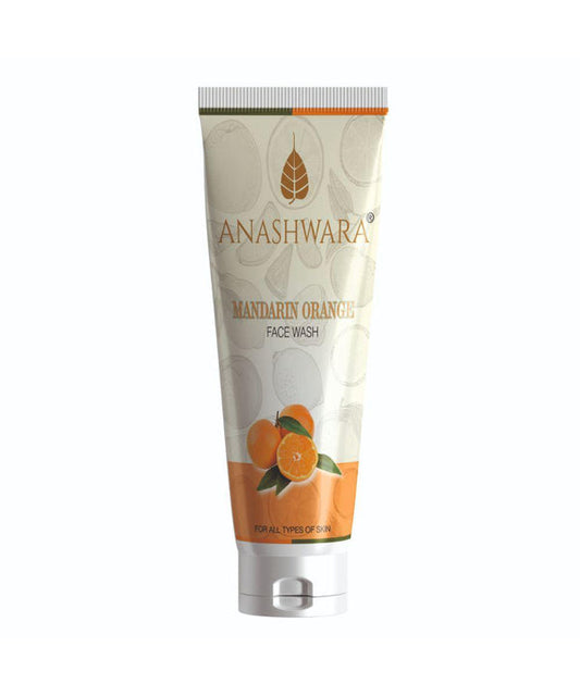Bio Resurge Anashwara Mandarin Orange Face Wash for Skin Whitening and Lightening