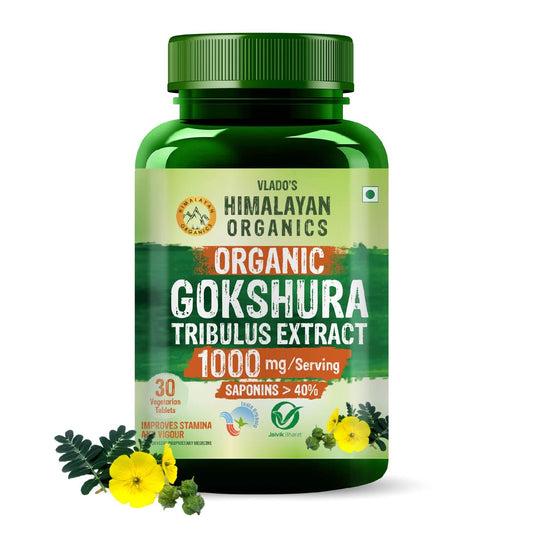 Himalayan Organics Organic Gokshura Tablets Men And Women