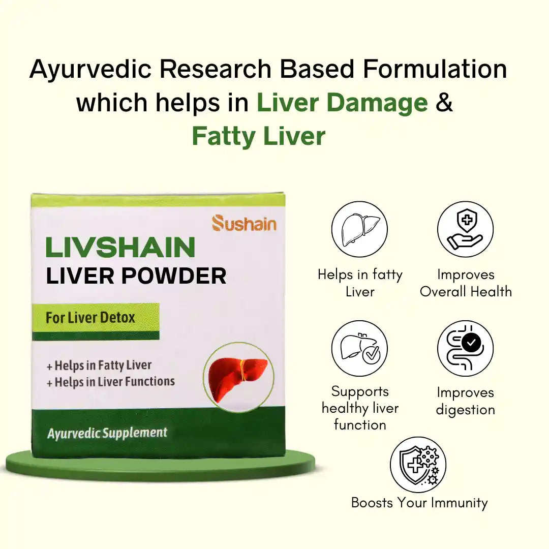 Livshain Liver Powder For Liver Detox & Fatty Liver