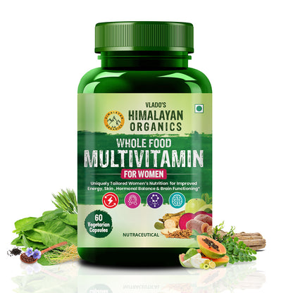 Himalayan Organics Whole Food Multivitamin For Women Capsules