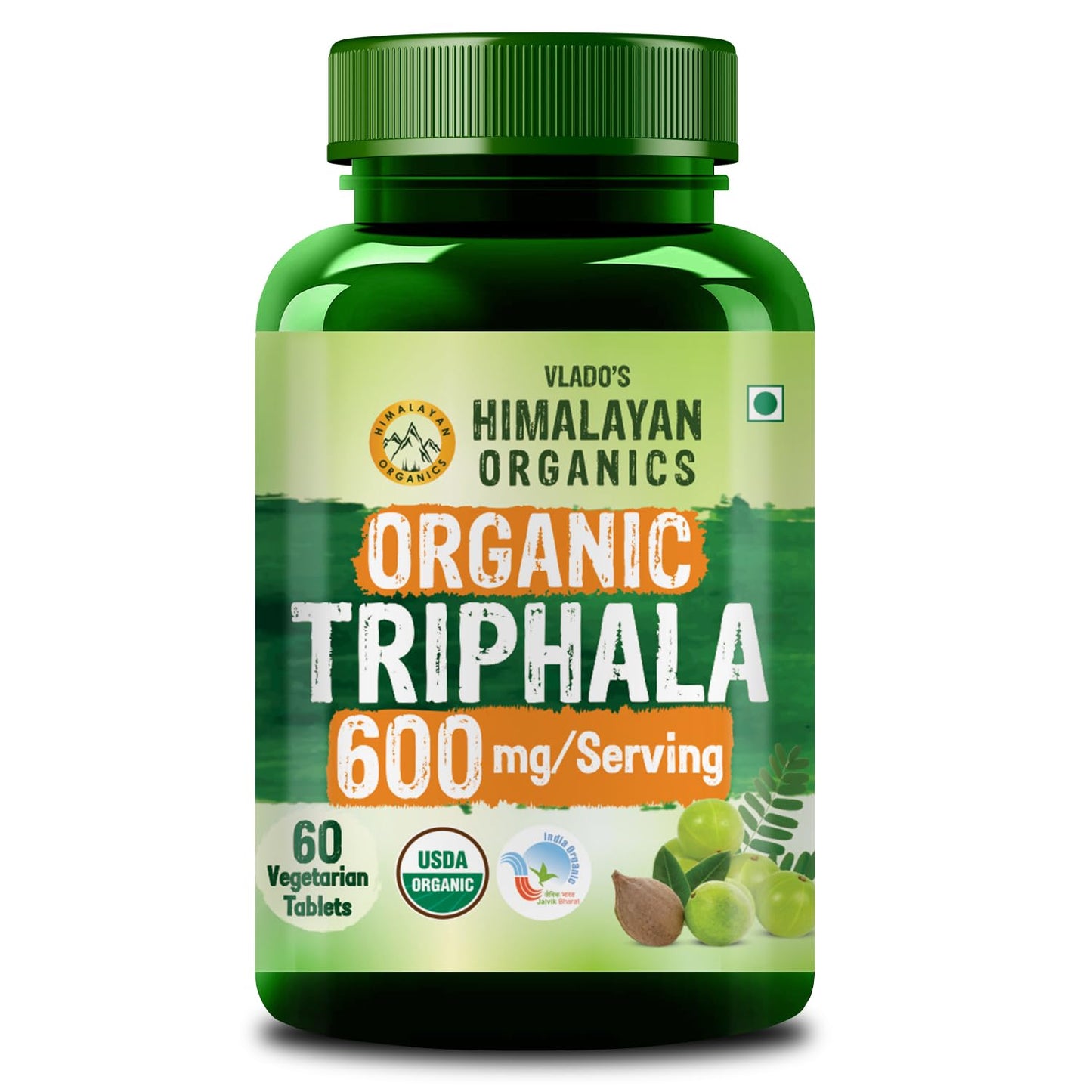 Himalayan Organics Triphala Tablets 100% Organic | Supports Healthy Digestion