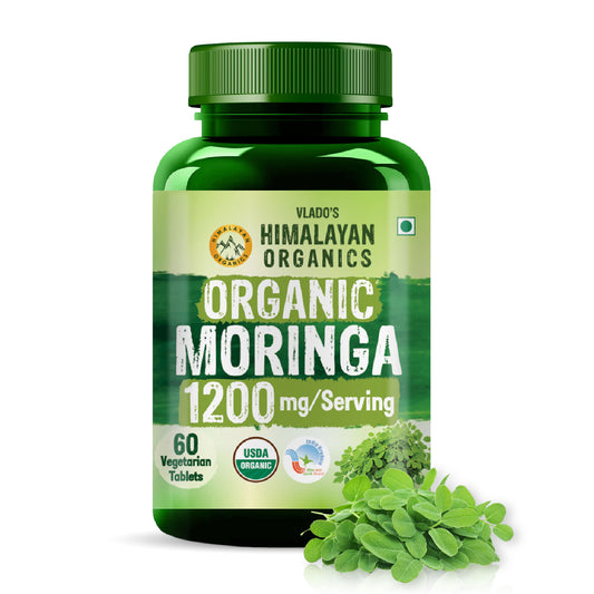 Himalayan Organics Organic Moringa Tablet with 1000mg Moringa Leaves Extract