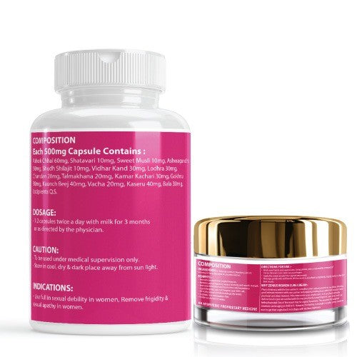 Zenius V Care Capsules & Cream Combo