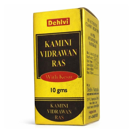 Dehlvi Naturals Kamini Vidrawan Ras With Kesar