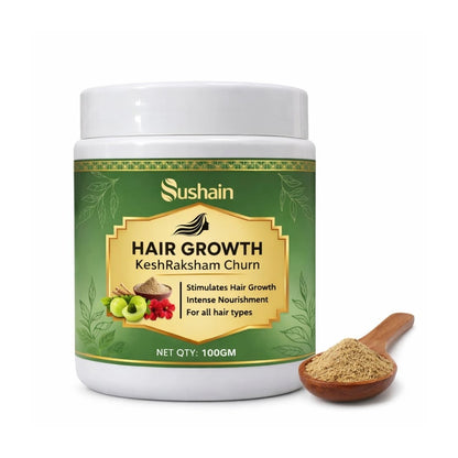 Sushain Kesh Raskham Hair Care Combo (30 Ml Oil + 100 GM Churn)