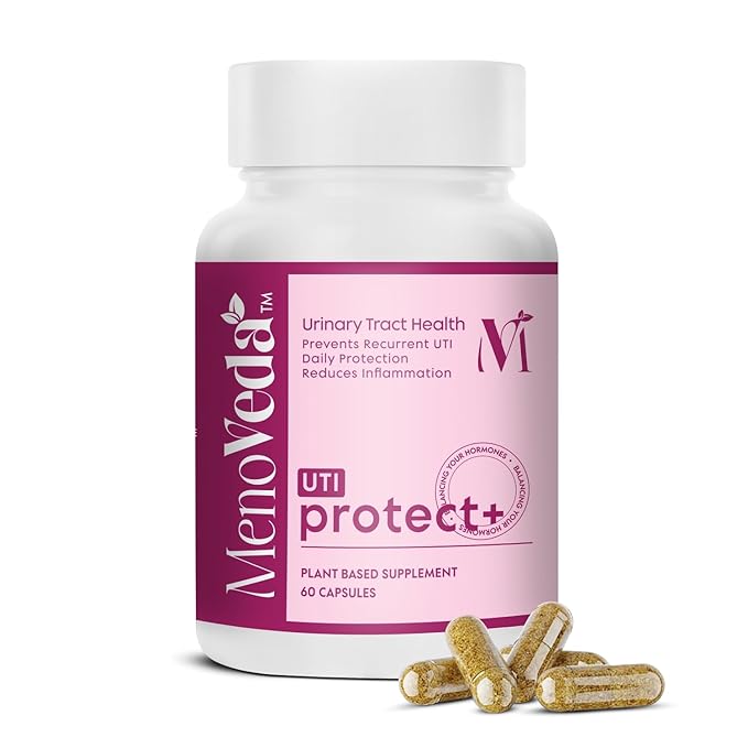 Menoveda Uti Urinary Tract Capsules With Cranberry And D-mannose For Men & Women