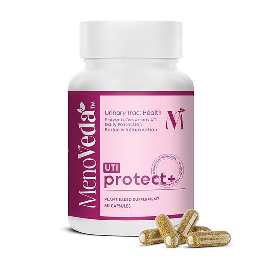 Menoveda Uti Urinary Tract Capsules With Cranberry And D-mannose For Men & Women