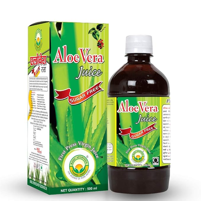 Basic Ayurveda Aloe Vera Juice Sugar Free Pure And Natural Organic Herbal Juice