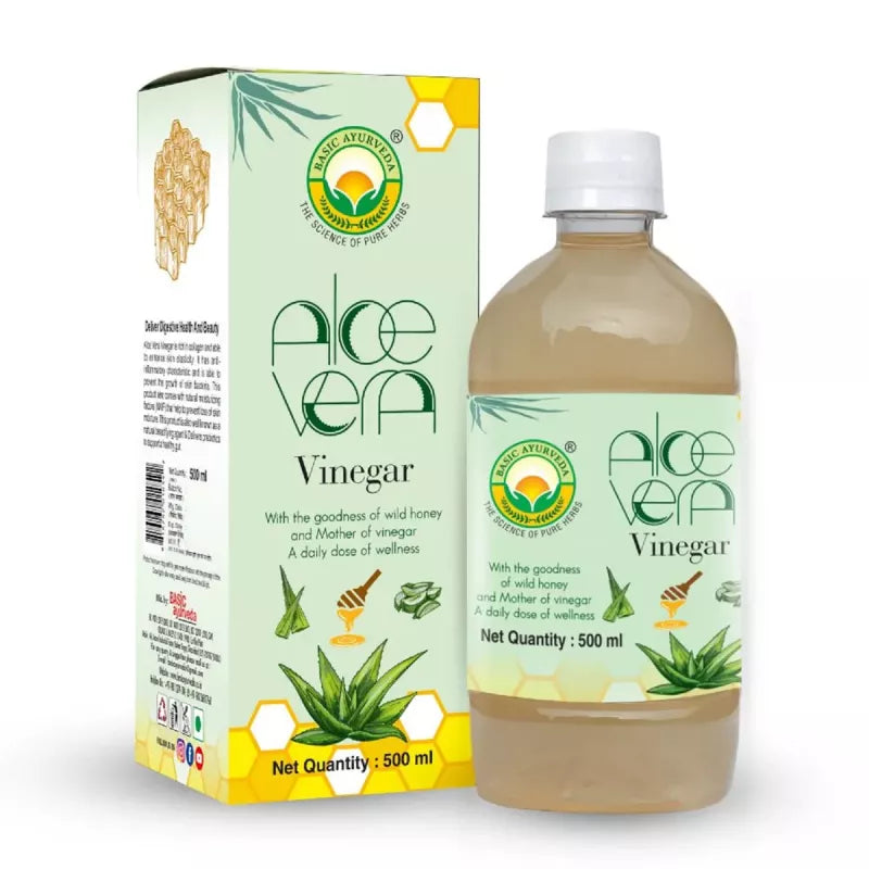 Basic Ayurveda Aloe Vera Vinegar With Wild Honey