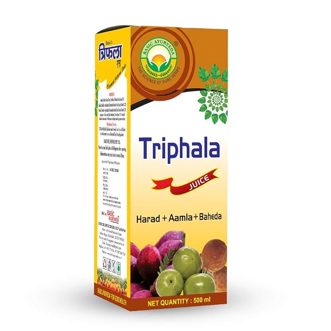 Basic Ayurveda Triphala Ras Organic Natural Herbal Juice