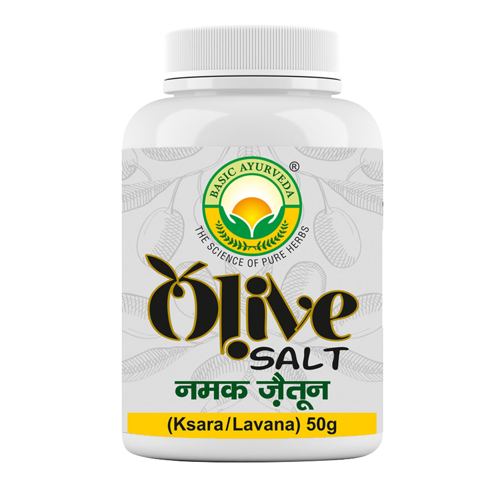 Basic Ayurveda Olive Salt Jaitun Ka Namak