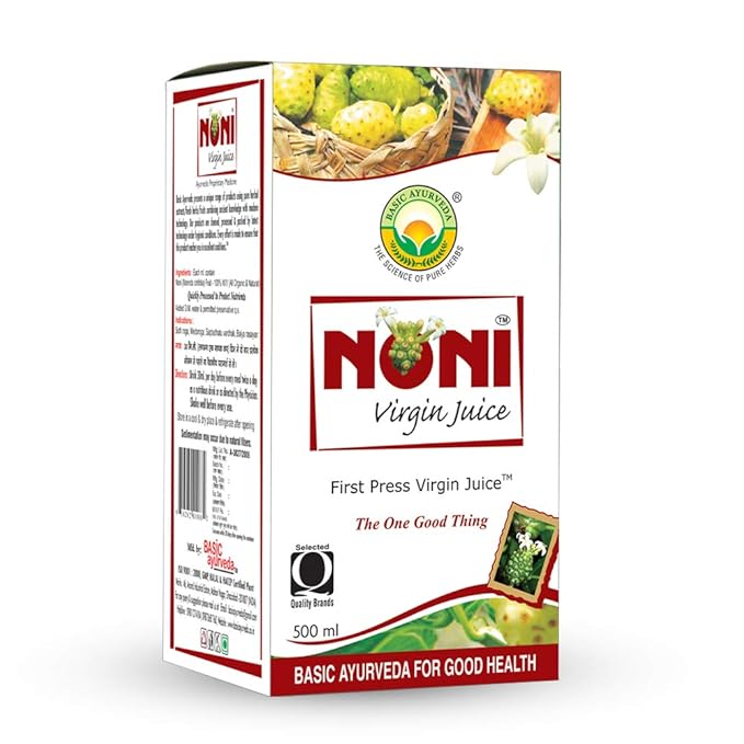 Basic Ayurveda Noni Virgin Juice Organic Natural Herbal Juice